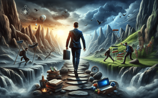 Avoiding Harmful Behavior. The image shows a person who is becoming the best version of himself.