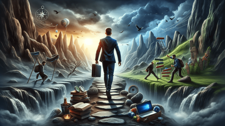 Avoiding Harmful Behavior. The image shows a person who is becoming the best version of himself.