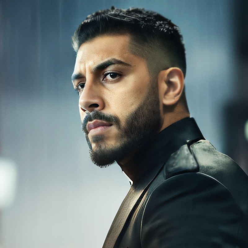 Marwan's picture as a spiritual leader